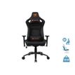 COUGAR EXPLORE S - stoel - koolstofvezel, gesmolten schuim met hoge dichtheid, stalen frame, topkwaliteit pvc-leer - zwart