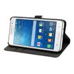 Muvit Slim S Folio - Flip cover voor mobiele telefoon - polycarbonaat, imitatieleer - wit - voor Samsung Galaxy Grand Prime
