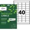 Avery - 600 Étiquettes recyclées blanches - 45,7 x 25,4 mm - Impression laser ou jet d'encre - réf LR7654-15