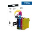 Cartouche compatible Epson T1285 Renard - pack de 4 - noir, jaune, cyan, magenta - Switch 