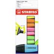 STABILO BOSS MINI - Pack de 5 mini surligneurs - couleurs assorties