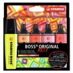 STABILO BOSS ORIGINAL ARTY - Pack de 5 surligneurs - couleurs chaudes assorties