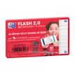 Oxford FLASH 2.0 - Pack de 32 cartes - A7 - ligné - rouge