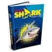 Bouchut Team Shark - Schoolagenda - 2022 - 2023 - dag per pagina - bevestigd aan hoes - 125 x 175 mm - 320 pagina's - Seyès - haai - blauw - gecoat papier
