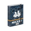 Mickey Mouse - Classeur à anneaux avec 50 feuilles et 6 intercalaires - A4 - bleu foncé