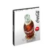 Viquel Coca-Cola - Classeur à anneaux - pour 250 feuilles - 2 modèles : bouteille ou canette