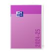 Agenda personnalisable Oxford Creation Zip - 1 jour par page - 12 x 18 cm - fond violet - Hamelin