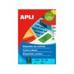 APLI - permanente etiketten - 100 etiket(ten) - A4