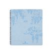 Agenda Primrose - 1 semaine sur 2 pages - 16,5 x 16,5 cm - bleu ciel - Oberthur