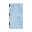 Agenda de poche Primrose - 1 semaine sur 2 pages - 9,5 x 17,5 cm - bleu ciel - Oberthur