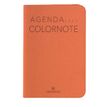 Agenda Colornote - 1 semaine sur 2 pages - 10 x 15 cm - corail - Oberthur