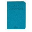Agenda Colornote - 1 semaine sur 2 pages - 10 x 15 cm - turquoise - Oberthur