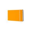Agenda horizontal Colours Collection - 1 semaine sur 2 pages - 14 x 8 cm - orange - Legami