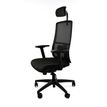 8033540636677-Fauteuil de bureau ARMONIA - accoudoirs réglables - appuie-tête réglable - noir--1