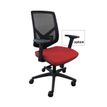 8033540636769-Fauteuil de bureau UNIT AIR - Accoudoirs en option - rouge--2