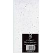 Eurowrap Everyday Wrap & Roll - tissuepapier - 50 x 70 cm - white foil - zijde - 6 vel(len)