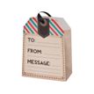 Legami - Sac cadeau - 11,5 cm x 19 cm x 25 cm - message tag