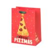 Legami - Sac cadeau Noël - 19 cm x 11,5 cm x 25 cm - merry pizzmas