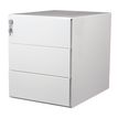 3700339991938-Caisson mobile métallique monobloc – 3 tiroirs- Blanc--0