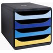 Exacompta BIG-BOX Bee Blue - ladekast - voor A4 Plus - verschillende kleuren