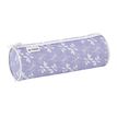 Trousse ronde Garden - 1 compartiment - violet - Viquel