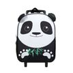 Sac maternelle à roulettes Kids Panda - 1 compartiment - noir - Bagtrotter