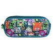 Trousse rectangulaire Minecraft - 1 compartiment - vert - Bagtrotter