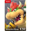 Carte Nintendo eShop 50€ - Code de téléchargement Switch