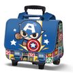 Captain America Punch - Cartable avec chariot amovible 38 cm - 1 compartiment - Karactermania
