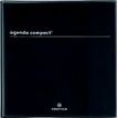 Agenda Boréal Compact² - 1 semaine sur 2 pages - 16,5 x 16,5 cm - noir - Oberthur