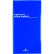 Agenda de poche Boréal Étudiant - 1 semaine par page - 9,5 x 18 cm - bleu - Oberthur