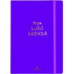 Bullet Agenda - 1 semaine sur 2 pages - 15,5 x 21,5 cm - violet - Oberthur