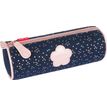 Trousse ronde Kickers Girl - 1 compartiment - marine - Oberthur