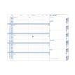 3371010481026-Agenda Impala Plain avec répertoire - 1 mois sur 1 page - 10 x 15 cm - bleu océan - Quo Vadis--1