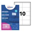 Avery - 50 Badges à pince avec épingle + 50 étiquettes imprimables - 54 x 90 mm