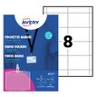 Avery - naamkaartjes - 16 kaart(en) - 60 x 90 mm