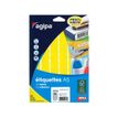 Apli Agipa - Etui A5 - 720 Étiquettes jaunes multi-usages - 16 x 22 mm - réf 114334