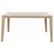 Table ABSOLU - 140x120 cm - Pieds bois - Chêne structuré