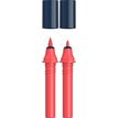Schneider Paint-It 040 - pack de 2 cartouches de recharge Twin marker - 1 pointe ogive + 1 pointe pinceau - rouge