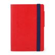 Agenda semainier - 1 semaine par page + 1 page de notes - 12 x 18 cm - rouge passion - Legami Colours Collection