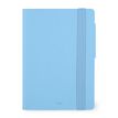 Agenda 1 jour par page - 9,5 x 13,5 cm - bleu cristal - Legami Colours Collection