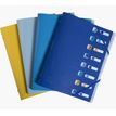 Exacompta BeeBlue - Trieur polypro recyclé 8 positions - A4 - disponible dans différentes couleurs