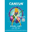 Canson Xsmart - Bloc dessin pixel art - 40 feuilles - A4 - 120 gr