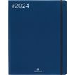 Agenda Flex - 1 semaine sur 2 pages - 22 x 28 cm - bleu marine - Oberthur