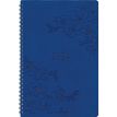 Agenda à spirale Primrose - 1 semaine sur 2 pages - 17 x 24,5 cm - bleu marine - Oberthur
