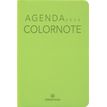 Agenda Colornote - 1 semaine sur 2 pages - 10 x 15 cm - vert pomme - Oberthur
