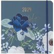 Agenda Giverny - 1 semaine sur 2 pages - 16 x 16 cm - bleu - Oberthur