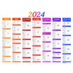 3664447152301-Calendrier Nuance - 7 mois par face - 40,5 x 55 cm - Oberthur--1