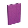 Agenda de poche Textura - 2 jours par page - 7,4 x 11 cm - violet - Oxford