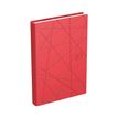 Agenda de poche Textura - 2 jours par page - 7,4 x 11 cm - rouge - Oxford